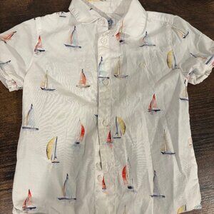 Toddler Boy Short Sleeve Button Down Polo Mayoral - 2T (& Crewcuts)